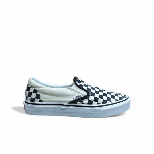 Vans Classic Checkerboard  Slip-On Black and off white